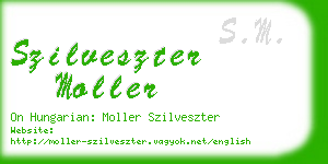 szilveszter moller business card